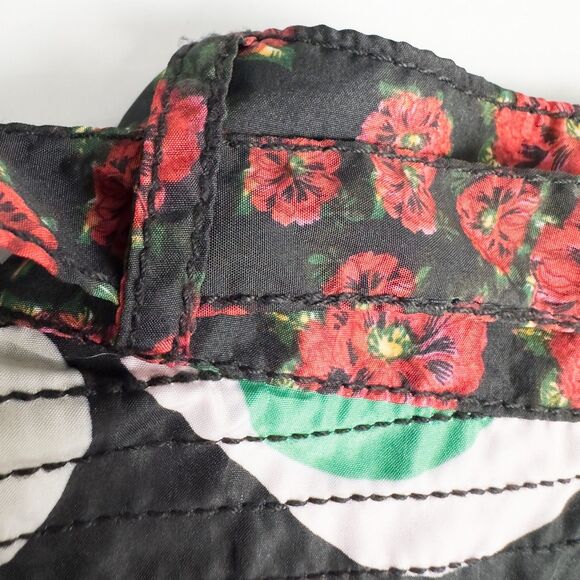 Desigual Embroidered Bomber Jacket Windbreaker Womens 40 Avant Garde Floral - Picture 14 of 16